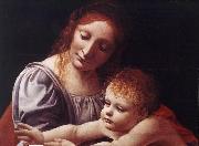 BOLTRAFFIO, Giovanni Antonio, The Virgin and Child (detail) dfg